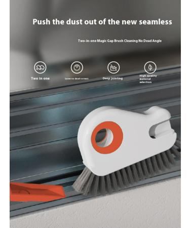 2 in 1 Groove Cleaning Brush Window Track Cleaning Tools New Window Track Deck Groove Cleaning Brush Hard Bristle Crevice Cleaning Brush for Sliding Door Track Window Sill (3pcs*b) - Buy Online on SooperMarket.com