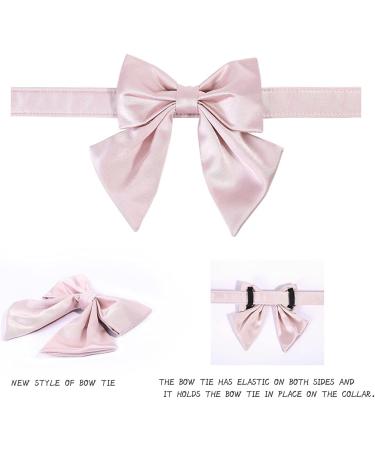 Shop Lionet Paws Bowtie Dog Collar - Silk Comfort for Medium Dogs (34-55cm) - Removable Flying Fine - Pink - Buy Online on SooperMarket.com