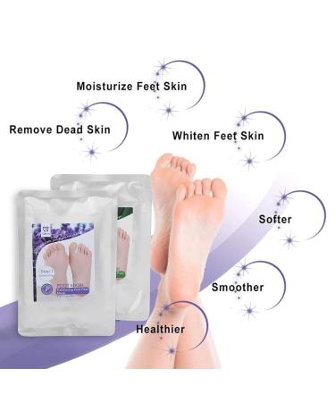 Foot Peeling Mask - 2 Pack for Baby Soft Feet | Dead Skin Removal & Brightening | Moisturizing Foot Mask - Buy Online on SooperMarket.com
