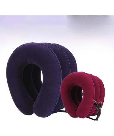 Harayaa Inflatable Neck Traction Device - Breathable Neck Support Pillow for Pain Relief | Shop Internationally - Buy Online on SooperMarket.com