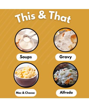 Shirley J White Cheddar Powder 3 Pounds - Just Add Water for Rich Alfredo Sauce, Casseroles, Risotto, and Soups - Buy Online on SooperMarket.com