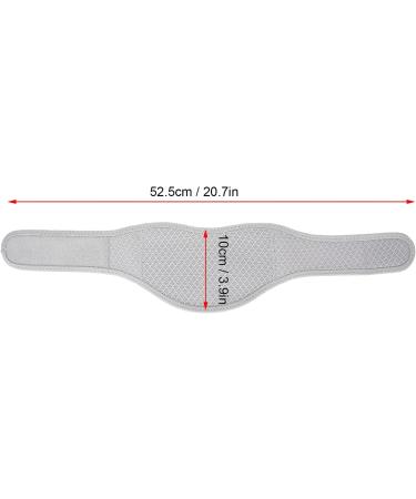 Breathable Neck Wrap for Pain Relief - Light Gray Collar Bandage for Moxibustion Care - Buy Online on SooperMarket.com