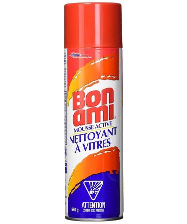 Bon Ami Power Foam Glass and Window Cleaner Removes Fingerprints Smudges and Smears 560g