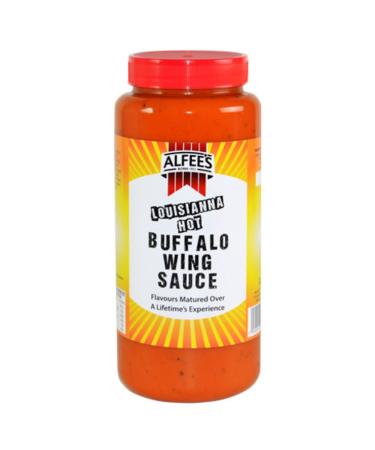 Lousianna Hot Buffalo Wing Sauce 2.25L .Finishing sauce for cooked meats with butter chilli and garlic. Resturant Quality Sauce.