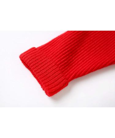 SMILING PINKER Toddler Girls Knit Cardigan Sweater 4Y Red with Pockets - Buy Online on SooperMarket.com