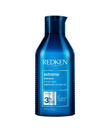 Redken hair shampoo for brittle and damaged hair anti -hair break with soy proteins ceramids sepicap and arginine extreme shampoo 300 ml (1 Pack)