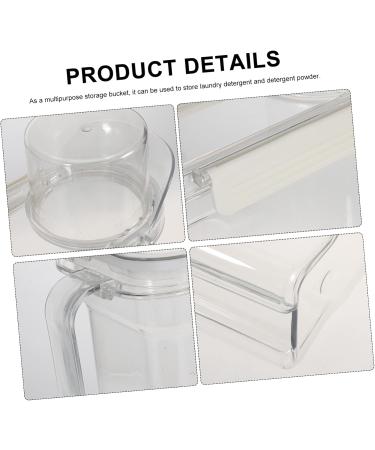 FOYTOKI 4pcs Laundry Storage Box Laundry Holder Basket Lotion Plastic Transparent - Buy Online on SooperMarket.com