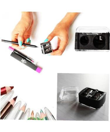 Danlai Cosmetic Pencil Sharpener | Precision 2-Hole Eye Makeup Sharpener for Eyebrow Lipstick Eyeliner - International Shipping Available - Buy Online on SooperMarket.com