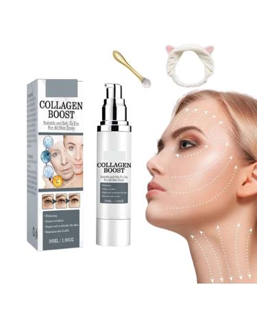 Jaysuing Collagen Boost Anti-Aging Serum Firming Eye Cream Advanced Collagen Boost Anti Aging Serum Leideli Collagen Firming Serum Verfons Firming Eye Cream (1pcs-A)