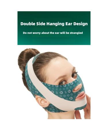 V-Line Face Lift Band - Facial Slimming & Lifting Strap for Men & Women | Anti-Sagging Chin Support for Defined Jawline & Wrinkle Reduction (Coffee - Buy Online on SooperMarket.com