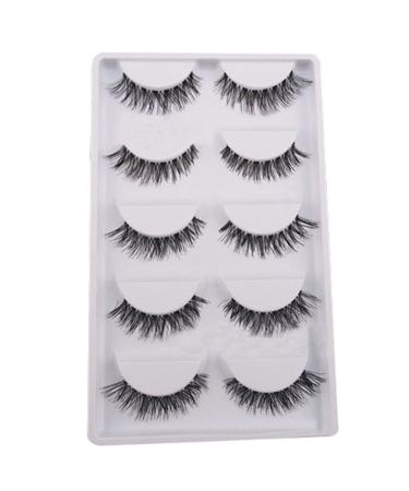 SANWOOD 5 pairs of false eyelashes extension False Eyelashes -Type 10377