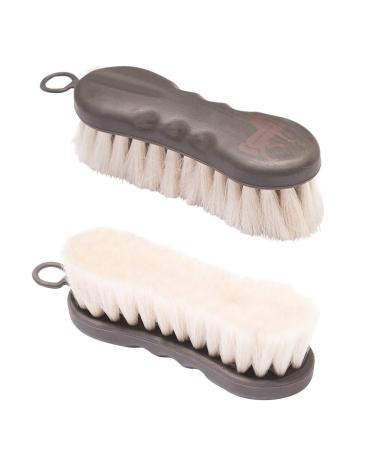 Animalon Goat Hair Brush - Soft Gloss & Dust Brush for Horses | Essential Horse Accessories for Grooming & Cleaning - Buy Online on SooperMarket.com