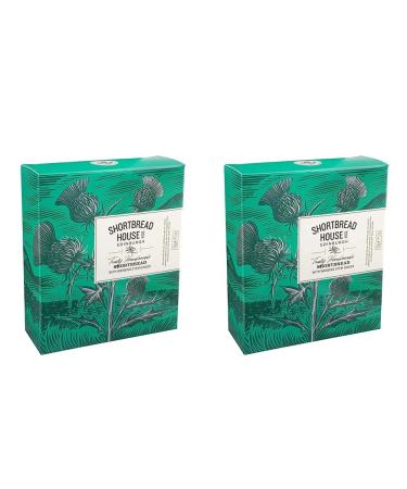 Shortbread House of Edinburgh Handmade Mini Shortbread Biscuits with Warming Stem Ginger 150 g (Pack of 2)