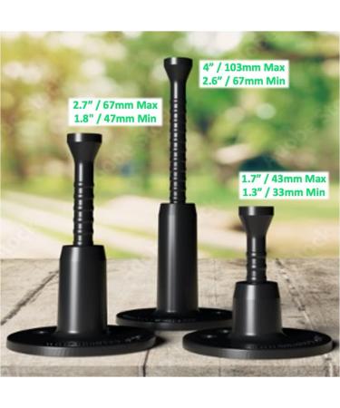 2022 infiniTEE Height Adjustable Golf Tee Set - Includes 3 Tees, Tee Holder, and Storage Bag - Buy Online on SooperMarket.com
