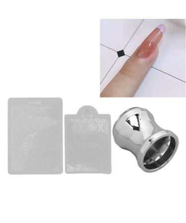 Buy Nail Art Stamp Transparent Silicone Manicure Tool Kit for Perfect Nails | International Shipping Available - Buy Online on SooperMarket.com