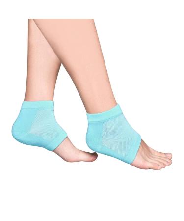 2Pcs Open Toe Moisturising Socks Cracked Heel Socks for Treats Heel Cracks and Prevents Skin Chapping Relieves Heel Pain for Individuals Standing for Long Periods or Frequent High Heel Users