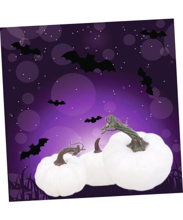 Abaodam 12pcs Graffiti Halloween Party DIY Pumpkin Props White Artificial Supplies White Size 2 - Buy Online on SooperMarket.com