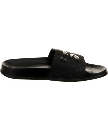 Reebok Women's RBK Fulgere Slide Shower & Bath Shoes - 37.5 EU - Black Cold Grey | International Shipping Available - Buy Online on SooperMarket.com