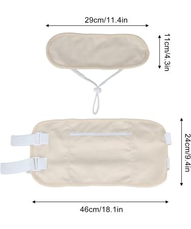 Buy Liebewh Castor Oil Pack | Reusable Belly & Neck Pack for Detox & Relief | Adjustable Belt for Liver Health Insomnia & Inflammation - Buy Online on SooperMarket.com