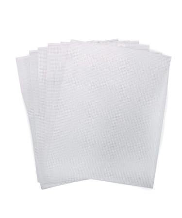 Darice #7 Mesh Plastic Canvas Clear 10.5 x 13.5 (6-Pack) 33900-1