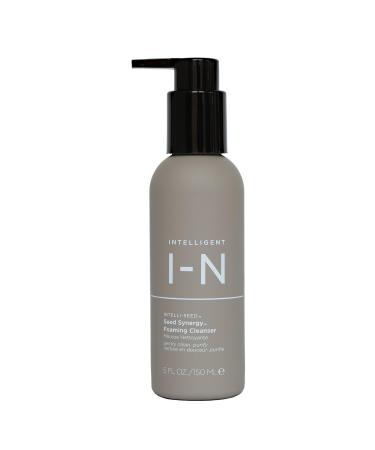 Intelligent Nutrients Seed Synergy Foaming Cleanser Deep Cleaning and Hydrating Face Wash for All Skin Types Vegan 5 Oz