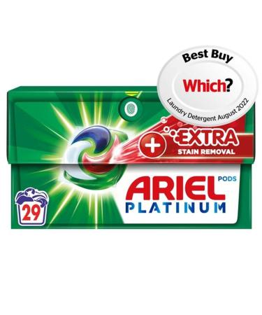 Ariel PODS Platinum Washing Liquid Capsules 29 Washes