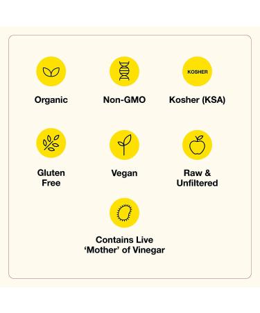 Bragg Organic Apple Cider Vinegar with the Mother - 2 Pack, 16oz Each - USDA Certified, Raw & Unfiltered - Buy Online on SooperMarket.com