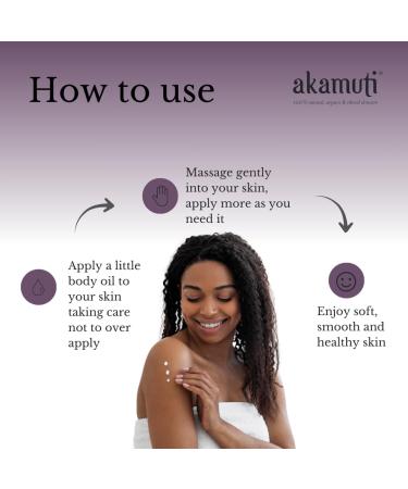 Akamuti Lavender & Geranium Body Oil 100ml - Buy Online on SooperMarket.com