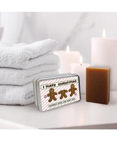 I Hate Christmas Bar Soap - Unique Gag Gift for Adults Coffee Infused Stocking Stuffer - Perfect December Birthday Present - Buy Online on SooperMarket.com