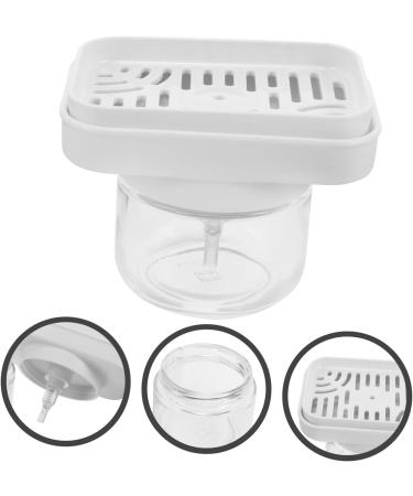 Angoily Detergent Presser Dishwashing Liquid Sponge Dishwasher Soap Dish Soap Dispenser Soap Pump Dishwashing Dispenser Dishwasher Dispenser Soap Dish Dispenser Pp Sink Shelf - Buy Online on SooperMarket.com