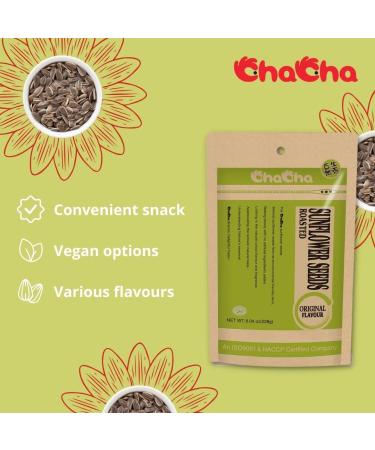 CHACHA Roasted Sunflower Seeds Original - 228g Pack | Premium Healthy Snack for International Shipping - Buy Online on SooperMarket.com