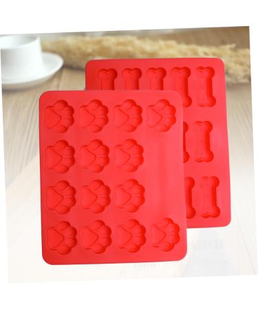 FRCOLOR 6 Pcs Cajas para Con Chocolate Cookie Cake Silicone Cupcake Cake Mold Silicone Dog Bone Cake Molding Dog Paw Cake Mold Cake Mold for Baking Animal Cute mediumx3pcs - Buy Online on SooperMarket.com