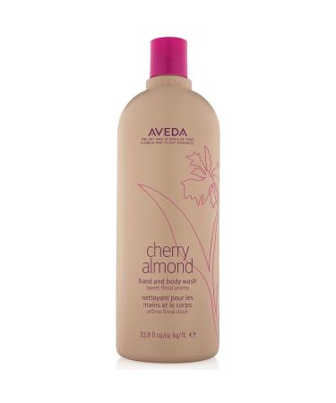 Aveda cherry almond hand and body wash 33.8oz /1L