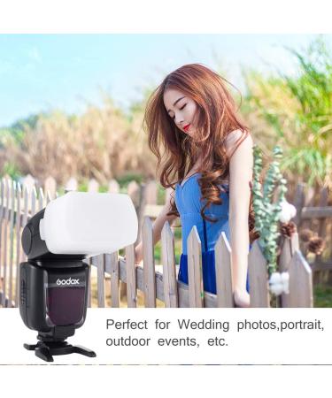 Godox Flash Diffuser Dome Bounce - 3 Pack White for V860II V850II TT685 TT600 Speedlight - Buy Online on SooperMarket.com
