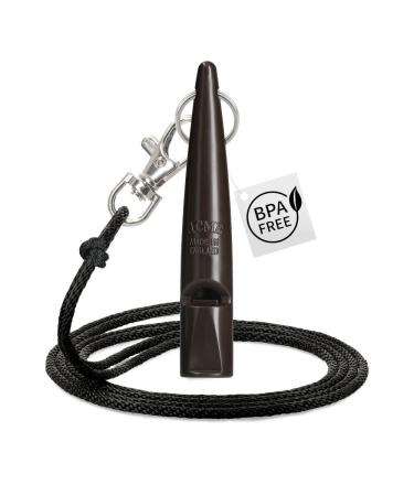 ACME Dog Whistle No. 211.5 + FREE Whistle Band - The Original from England - loud and far-reaching (Chocolate Brown)