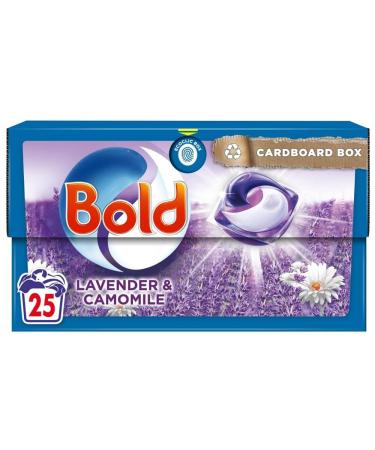 Bold All-in-1 PODS Washing Capsules x 25 Lavender 25 Count (Pack of 1)