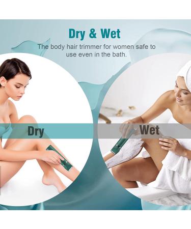 YBLNTEK Bikini Trimmer for Women - 2-in-1 Electric Razor for Pubic Hair Grooming - IPX7 Waterproof Body Trimmer for Arms, Legs, and Armpits - Buy Online on SooperMarket.com