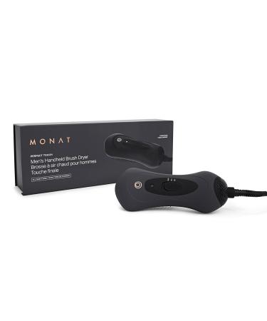 MONAT Hair Brush Dryer 2-in-1 Electric Hair Brush and Dryer for Hair and Beard Infrared Hair Straightening Brush and Dryer Multiple Speed and Temperature Levels Handheld Mens Dryer Brush