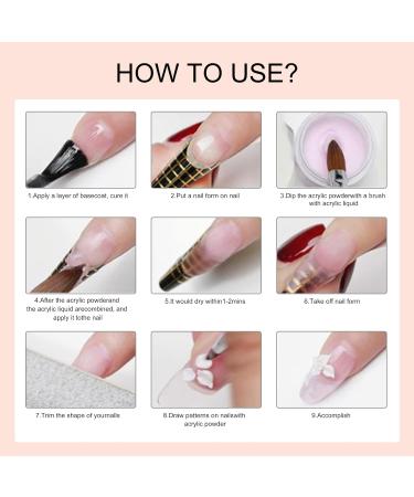 28g/box Nude Acrylic Nail Powder for French Manicure - HJ-NAP016 - Buy Online on SooperMarket.com