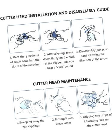 Healeved Baby Kit Blue Suit Cordless Hair Trimmer Set for Kids | Electric Hair Cutter with Clippers & Shears - Barber Accessories for Baby Hair - Buy Online on SooperMarket.com