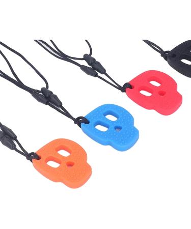 5-Piece Cauhal Chains for Sensory Kids | Silicone Chew Necklaces for Autism ADHD & Anxiety - Supports Oral Motor Skills - Buy Online on SooperMarket.com