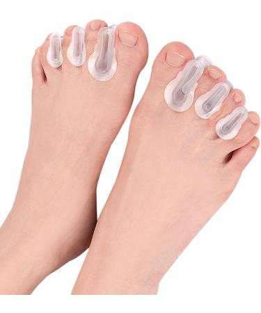 Hammer Toe Cushion Pad 3 Pairs - Medical Grade Silicone - Toe Corrector and Separator - Buy Online on SooperMarket.com