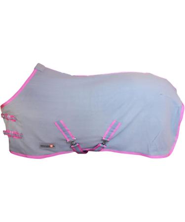 RL24 Sweat Rug BASICLINE | Breathable Fleece Transport Blanket for Horses | Light Grey 105cm - Shop Internationally - Buy Online on SooperMarket.com