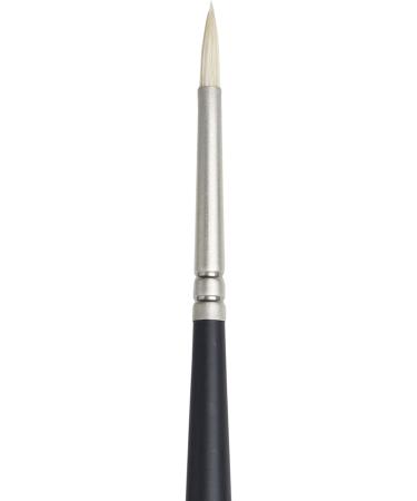 Winsor & Newton Artists' Oil Brush - Round Long Handle Size #1 Black - Buy Online on SooperMarket.com