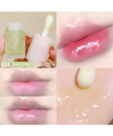 3PCS Plumping Lip Oil Set - Hydrating Lip Glow with Big Brush Head, Non-sticky Formula for Lip Care and Dry Lips - Buy Online on SooperMarket.com