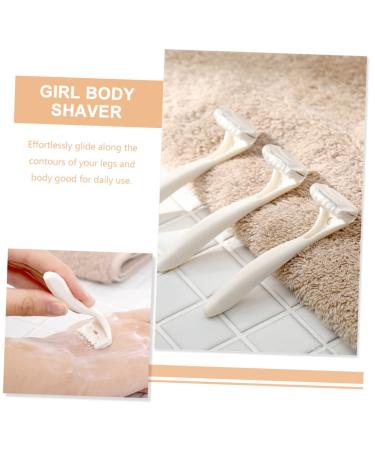 Beavorty 6 STK Women's Electric Razor & Manual Body Shaver Bikini Trimmer Tool Hair Clip Miss-free Steel White 2PCS 8.7x2cm - Buy Online on SooperMarket.com