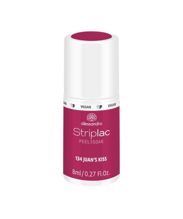 Alessandro Striplac UV nail polish Juan's Kiss-gentle and long-lasting-easy distance thanks to peel-off technology-vegan and animal test-free-8 ml juan s Kiss