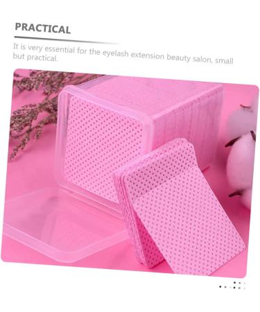 NOLITOY 1200 Pcs Lint-Free Eyelash & Nail Polish Remover Pads | Pure Cotton Cleaning Wipes for Eyelash Extensions & Nail Care - International Shipping Available - Buy Online on SooperMarket.com