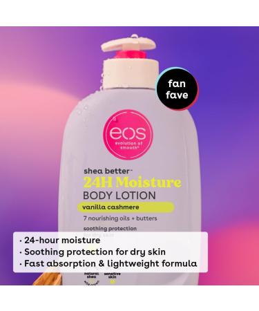 EOS Vanilla Cashmere Body Lotion - 16 oz/473 ml - Shea Butter, 24hr Moisture - Buy Online on SooperMarket.com