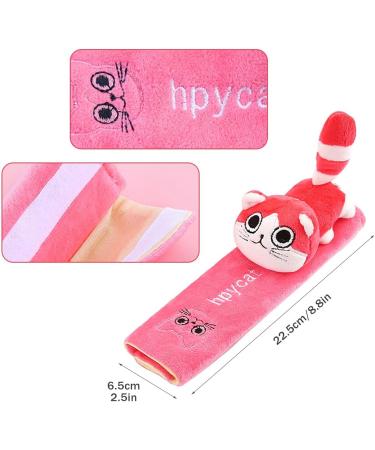 MHwan Cartoon Seat Belt Pads - 2 Soft Cover Straps for Kids & Adults - Protects Head & Shoulders - Cute Kittens Design - Buy Online on SooperMarket.com